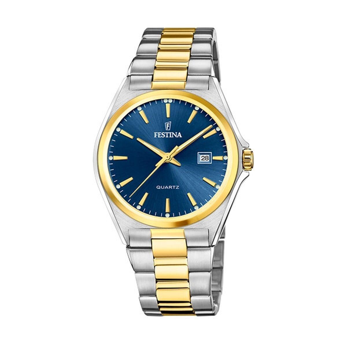 Festina F20554/4 herreur 40 mm - blå skive, stål billede