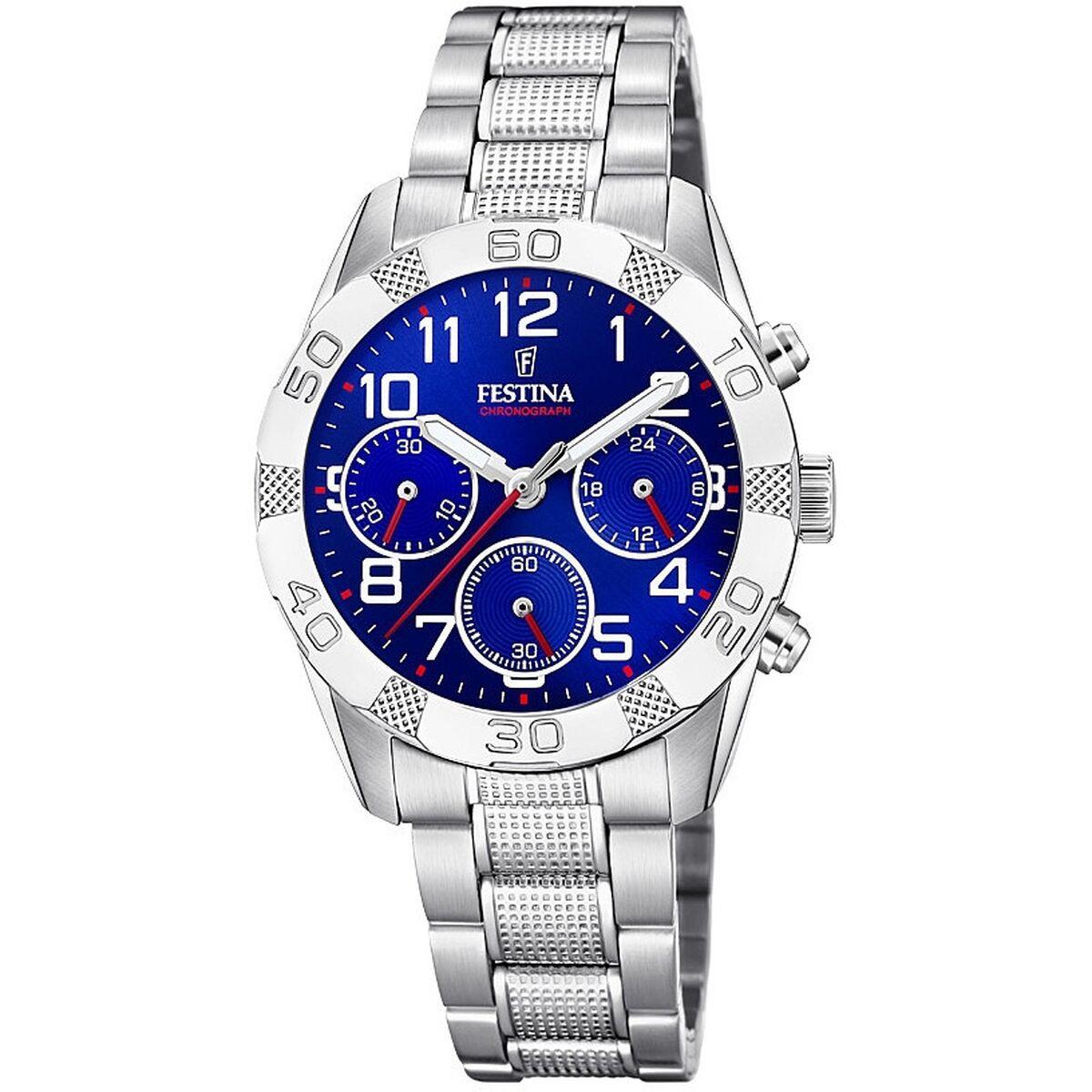 Festina F20345/2 børneur - kronograf, blå skive, 36 mm billede