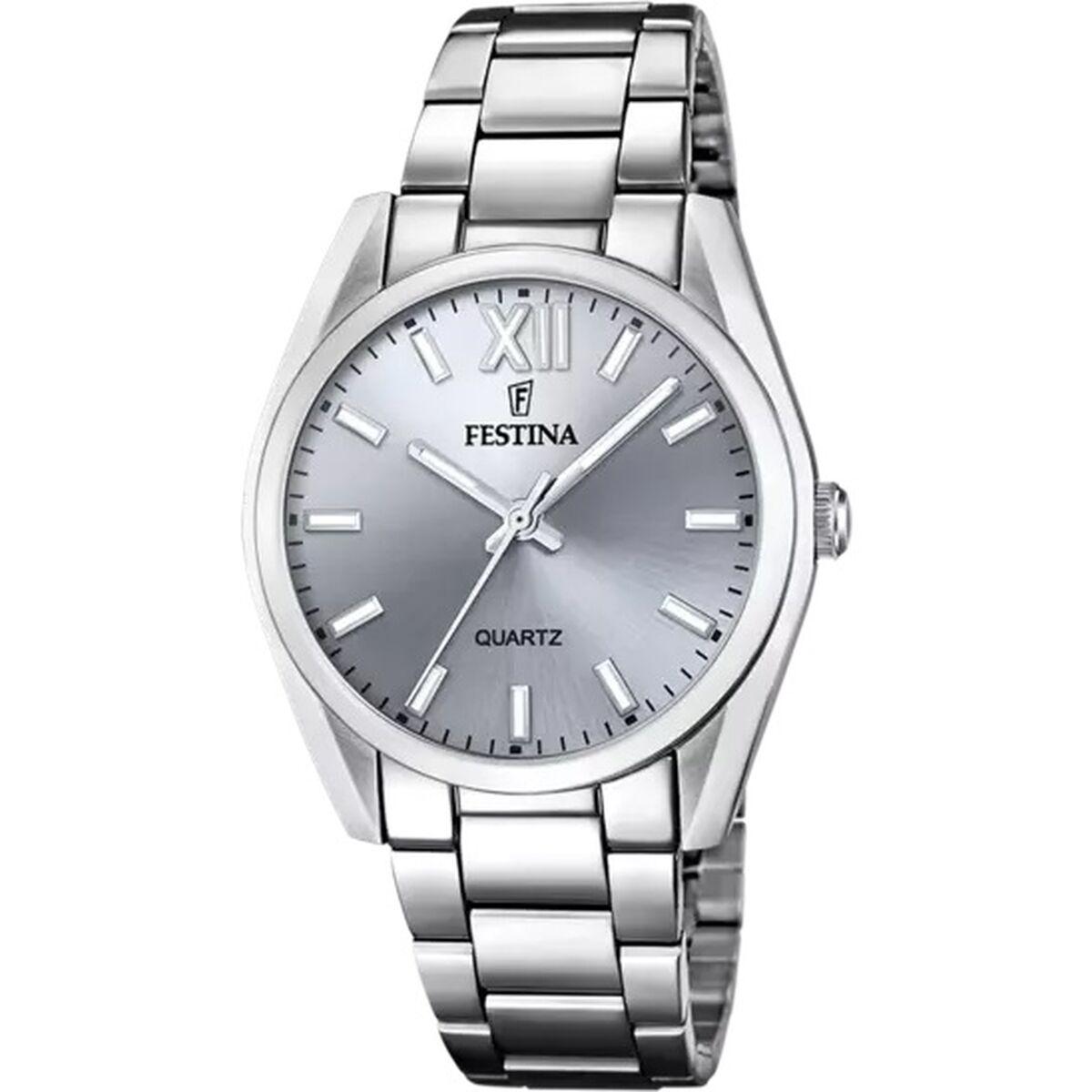 Festina F20622/J herreur - grå/sølvfarvet armbåndsur til mænd billede