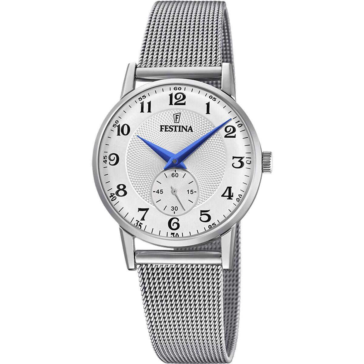 Festina dameur F20572/1 - sølvfarvet armbåndsur i rustfrit stål