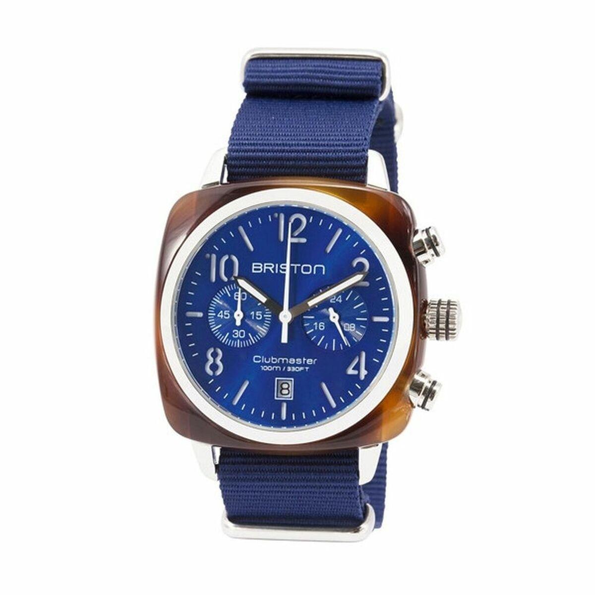 Briston Clubmaster herreur 15140.SA.T.9.NNB - blå urskive billede