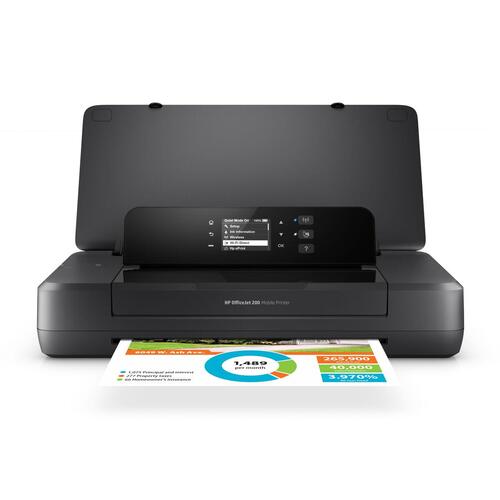 HP OfficeJet 200 mobil printer - sort, Wi‑Fi, inkjet