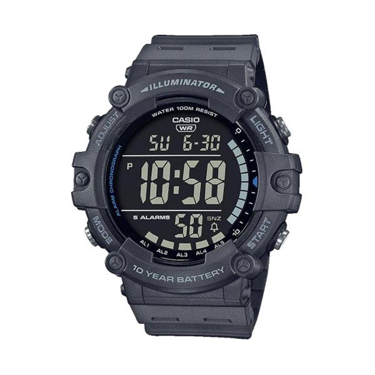 Armbåndsur Casio AE-1500WH-8BVEF - sort resinrem billede