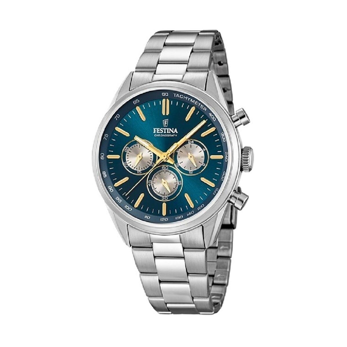 Festina F16820/C herreur - kronograf på stålrem billede