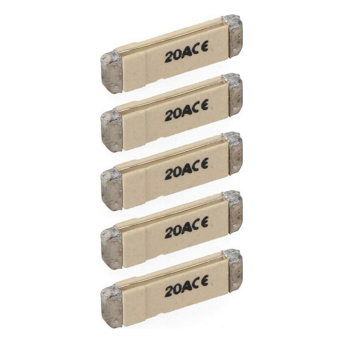 EDM Product Sikring E62101 - 20 A, 5 × 36 mm (5 stk.)