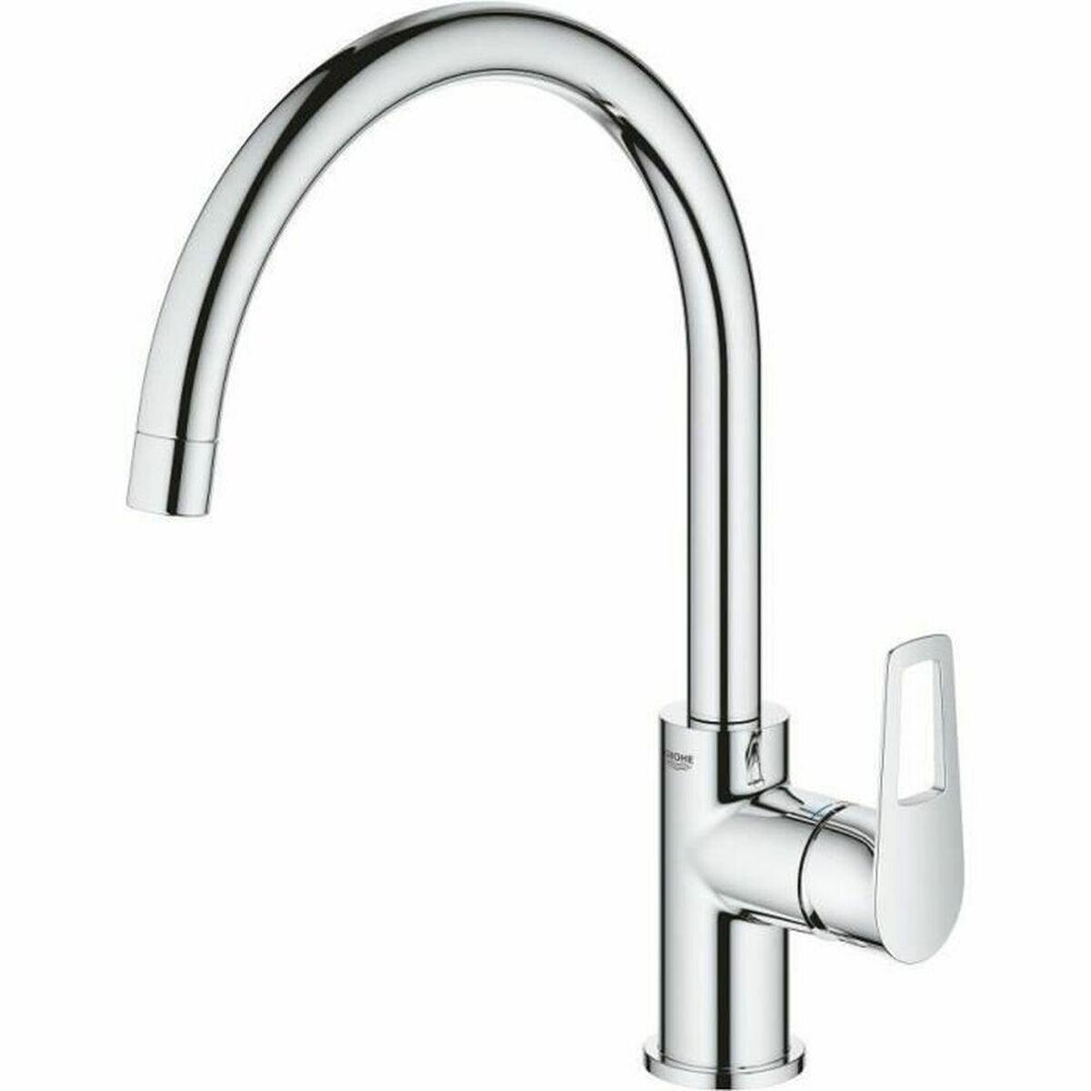 Køkkenarmatur Grohe 31368001 - krom, roterende tud billede