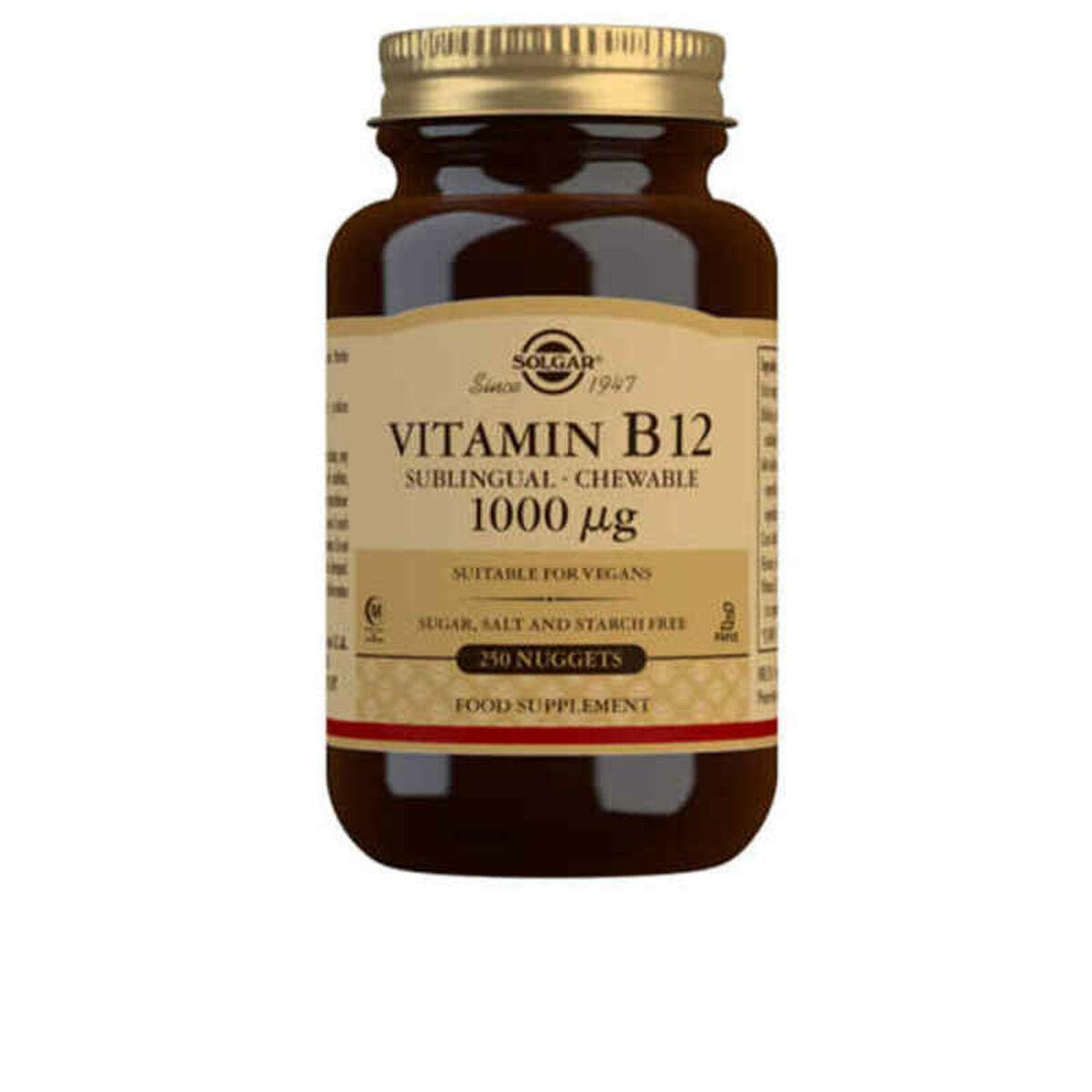 Solgar Vitamin B12 1000 µg - sublinguale tyggetabletter, 250 stk billede