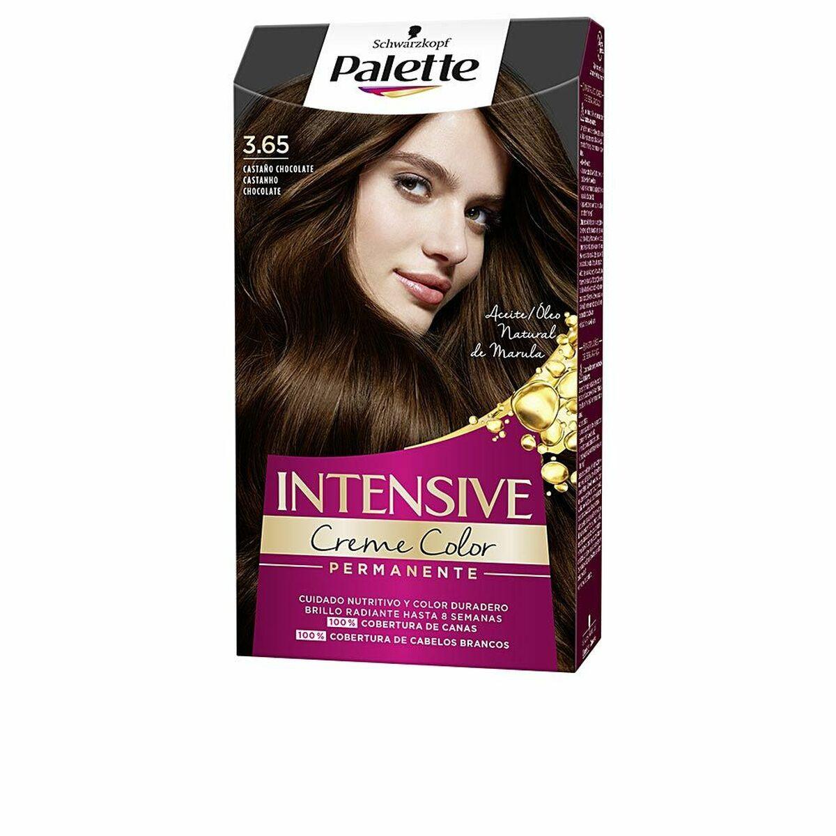 Schwarzkopf Palette Intensive Permanent Hårfarve 3.65 Kastanje