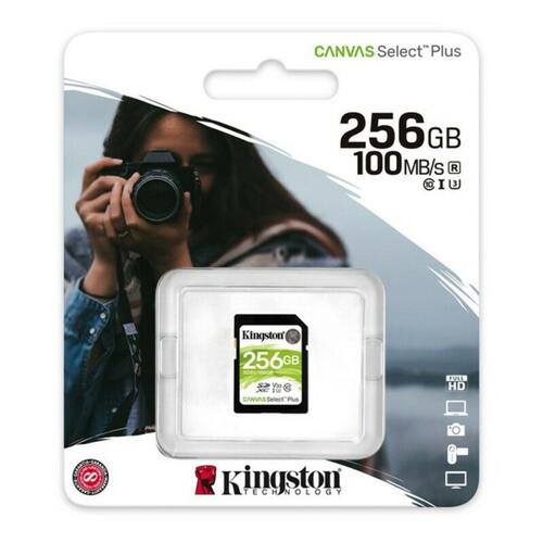 SD-kort Kingston Canvas Select Plus 256 GB (SDXC, UHS-I U3)
