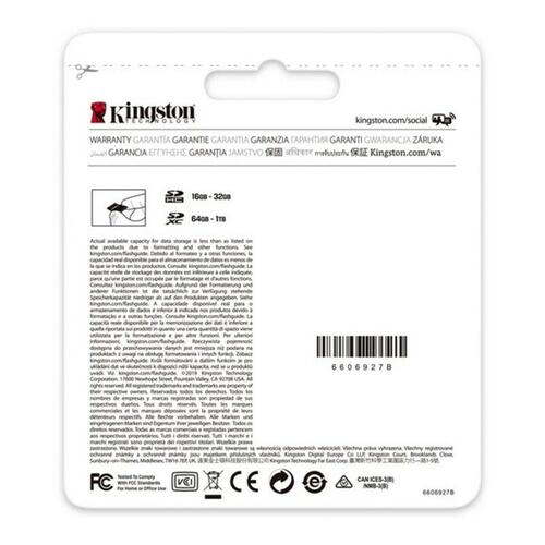 SD-kort Kingston Canvas Select Plus 256 GB (SDXC, UHS-I U3)