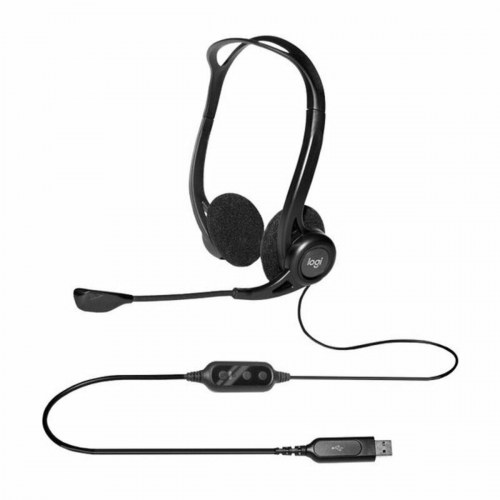 Gaming headset Logitech 960 USB (981-000100) - sort