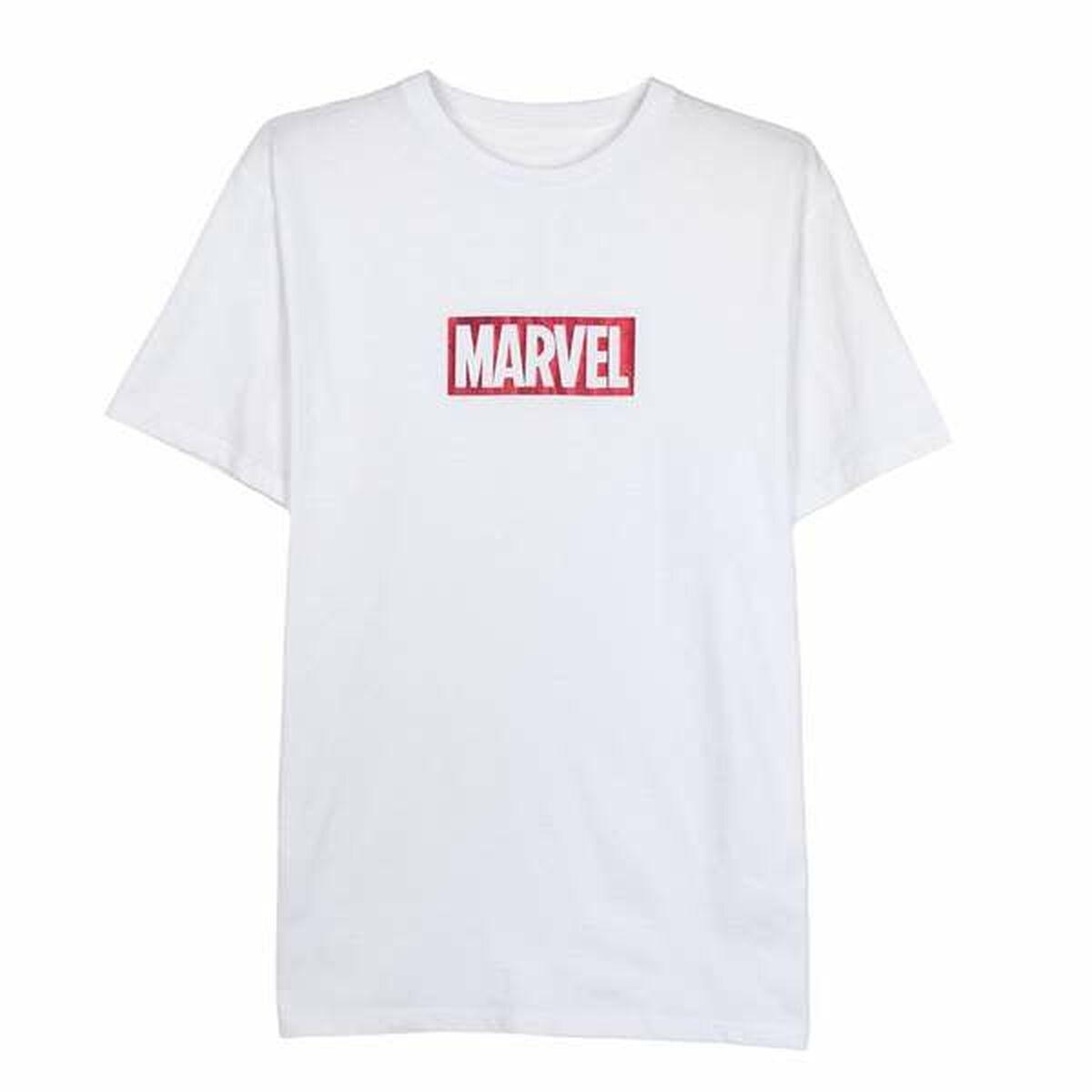 Marvel kortærmet T-shirt til mænd - hvid (S)