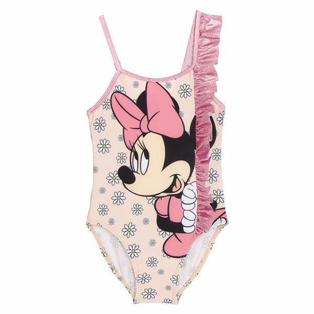 Minnie Mouse badedragt til piger - pink, 2 år