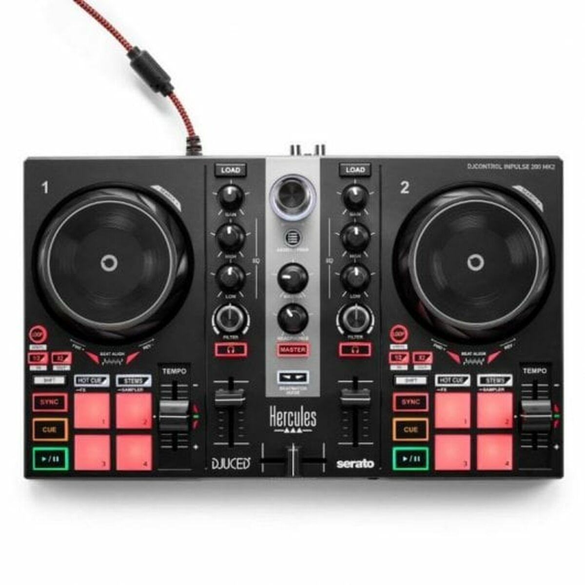 DJ controller Hercules - sort, USB/PC billede