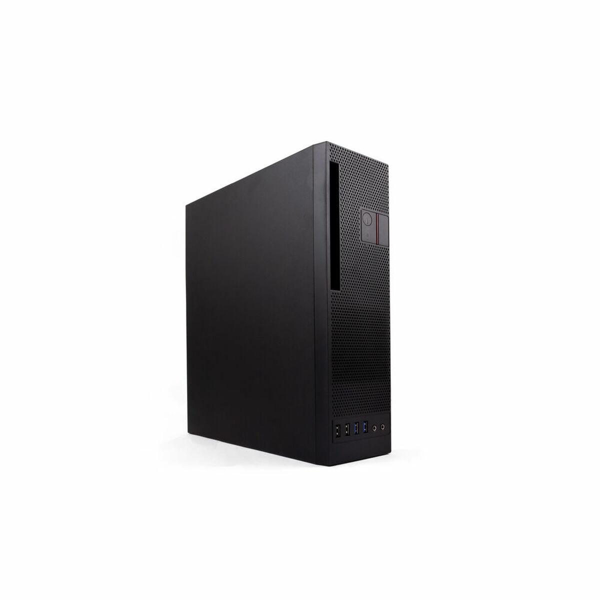 PC kabinet ATX/ITX Slim micro - CoolBox COO-PCT360-2, sort