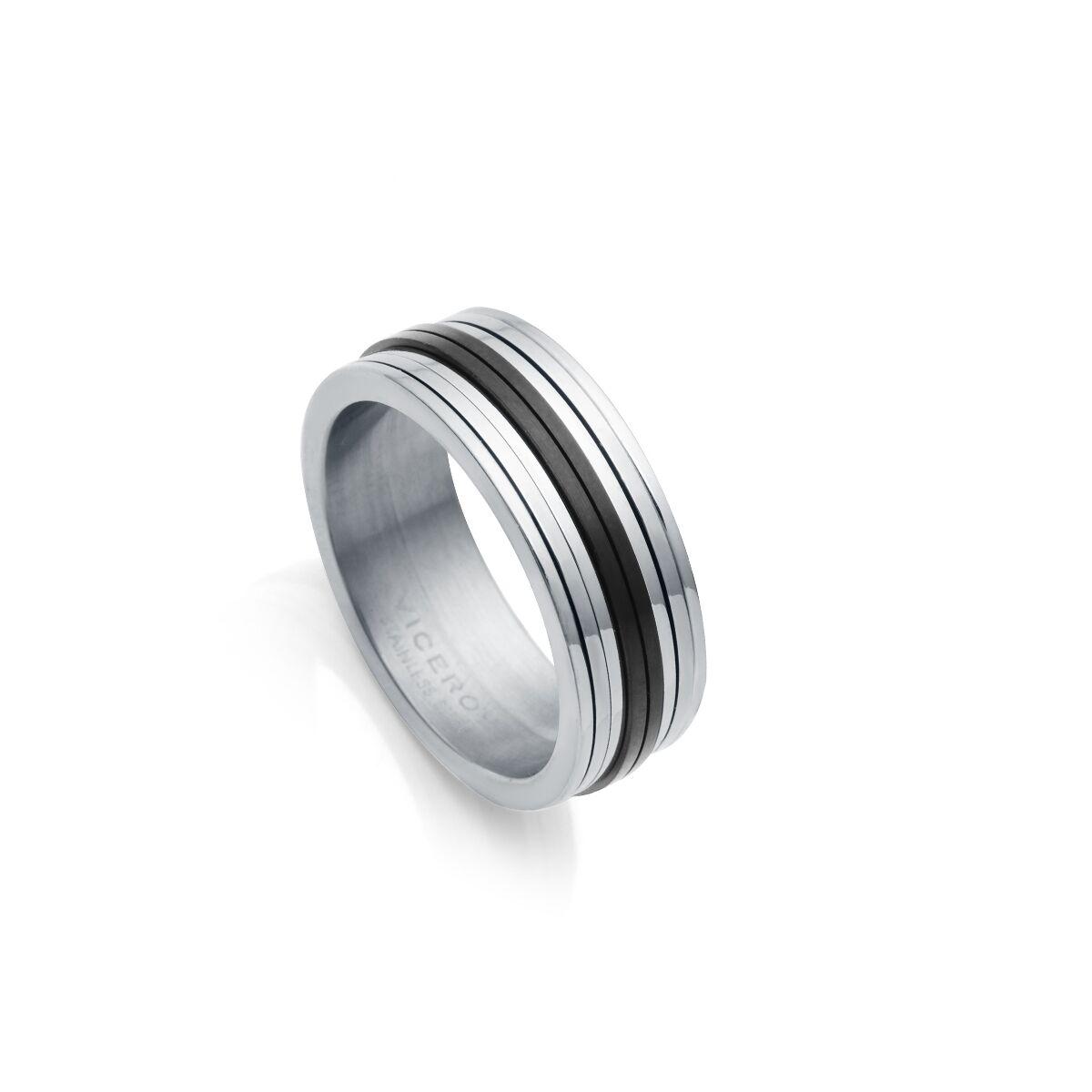 Herre-ring i stål 75294A0 - str. 24 billede