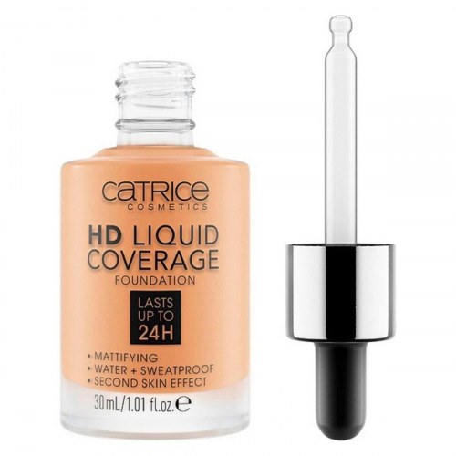 Foundation flydende - Catrice HD Liquid Coverage, 040 Warm Beige