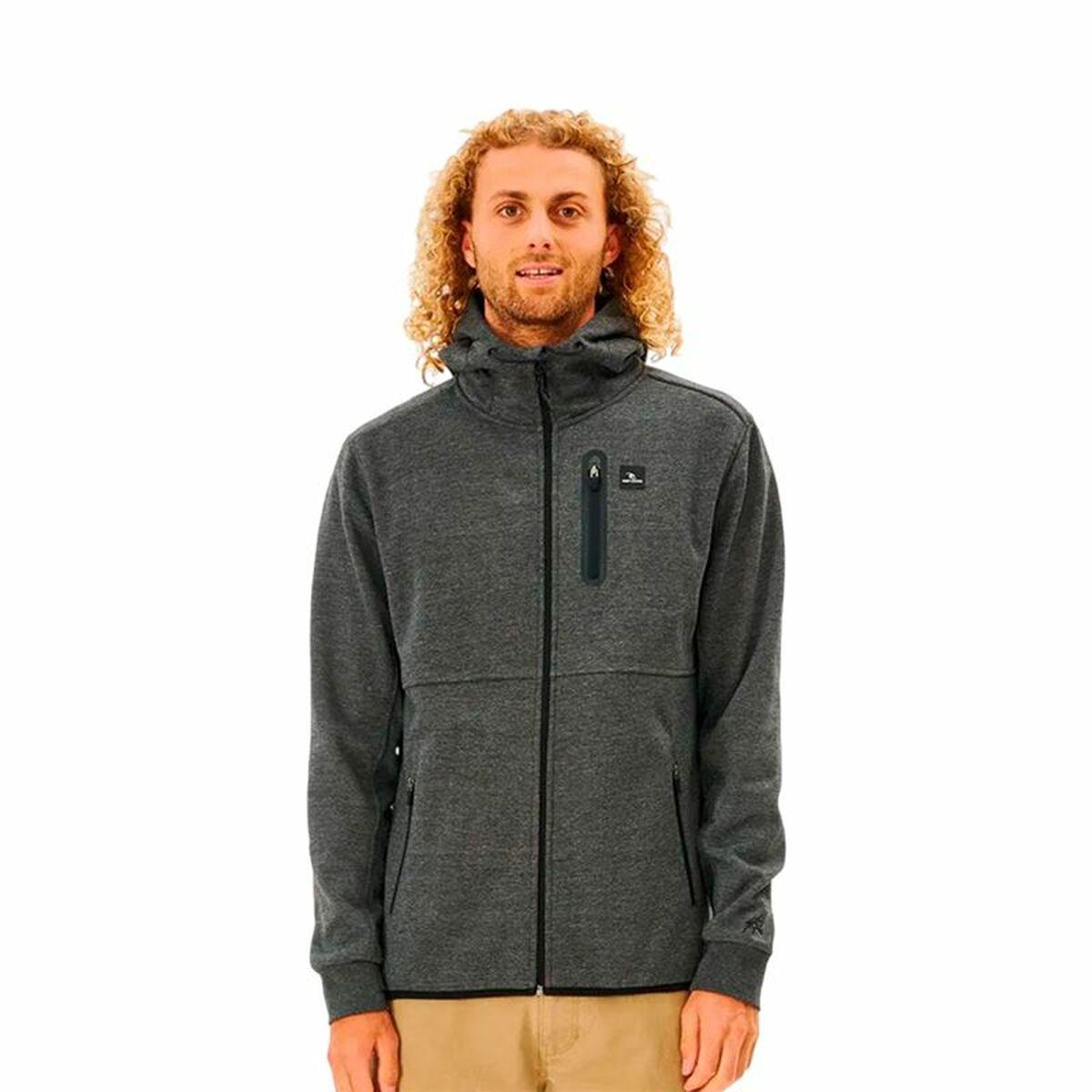 Rip Curl Anti Series Departed Zip jakke til mænd, mørkegrå - XL billede