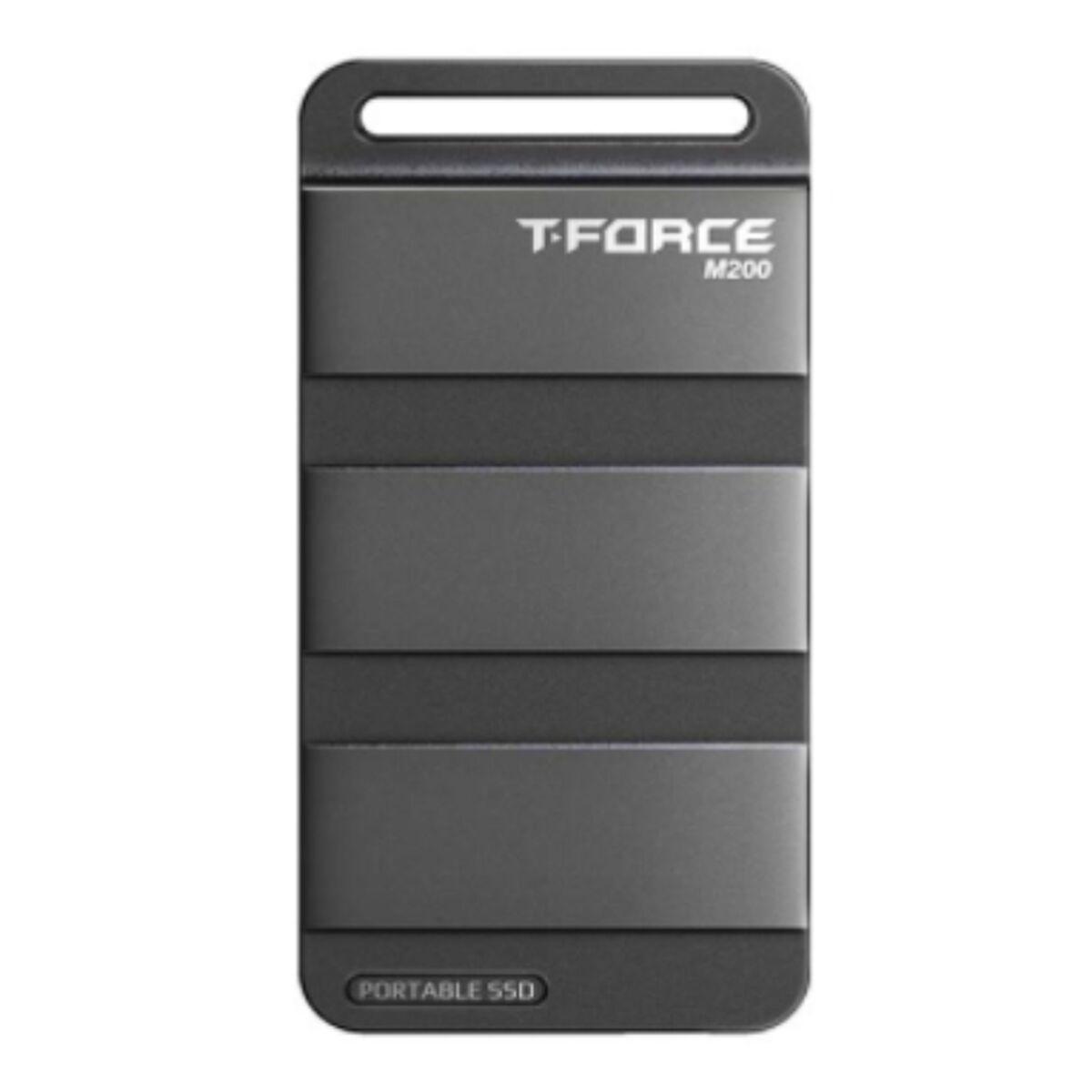 Team Group T-FORCE M200 ekstern SSD 4 TB - Sort, USB-C/USB 3.2