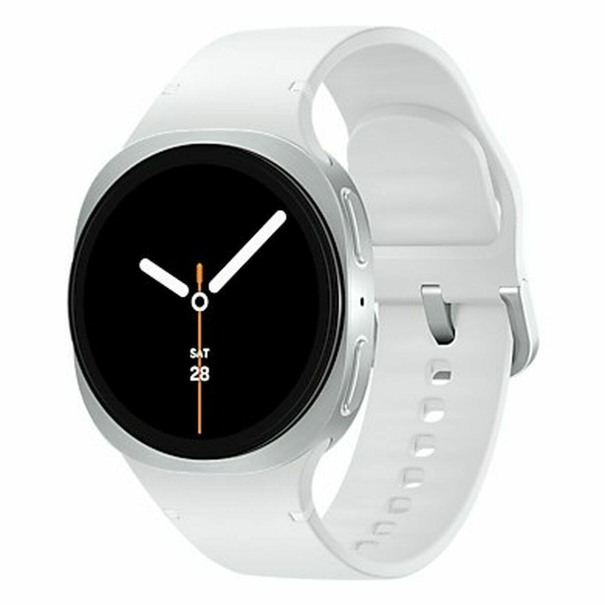 Samsung Galaxy Watch8 40 mm - sølv/hvid smartwatch (1,34") billede
