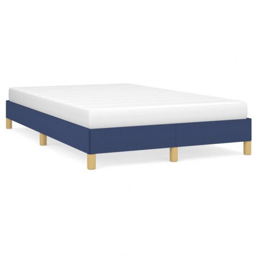 Sengeramme uden madras 120x190 cm - stof, blå