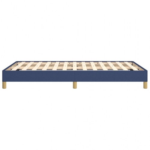 Sengeramme uden madras 120x190 cm - stof, blå