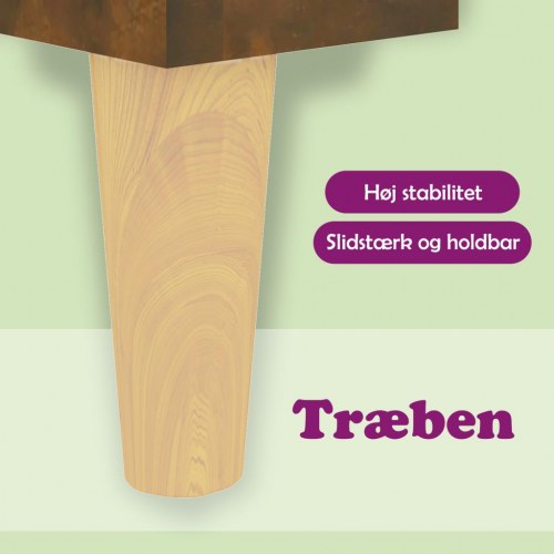 Skrivebord 140×50×75 cm i konstrueret træ - røget egetræsfarve
