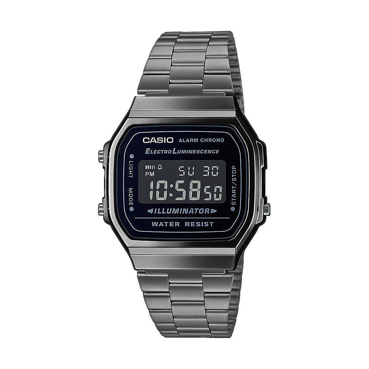 Casio A168WEGG-1BEF herreur - sort/sÃ¸lv, digitalt (Ã 36-38 mm) billede