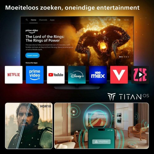 TV Philips 32" Full HD Smart TV med HDR10 og Dolby Vision (32PFS6900/12)