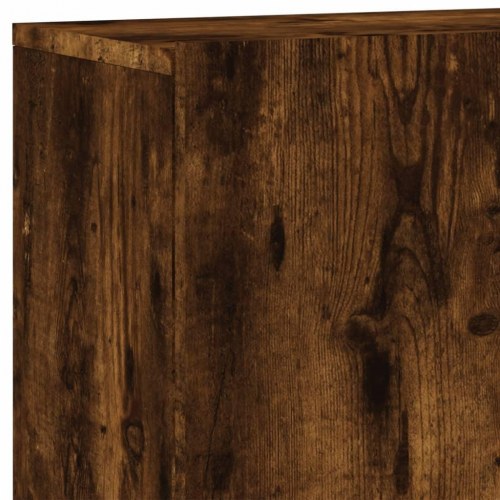 Væghængt tv-bord 100×30×41 cm - røget egetræsfarve