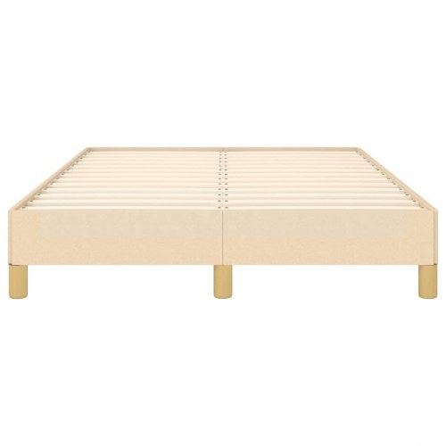 Sengeramme i stof, creme - 120 x 190 cm