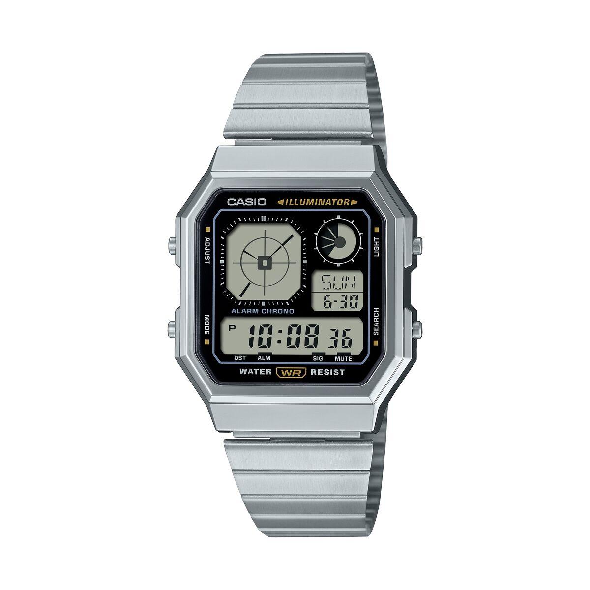 Herreur Casio A130WE-1AEF - digital armbåndsur til mænd billede