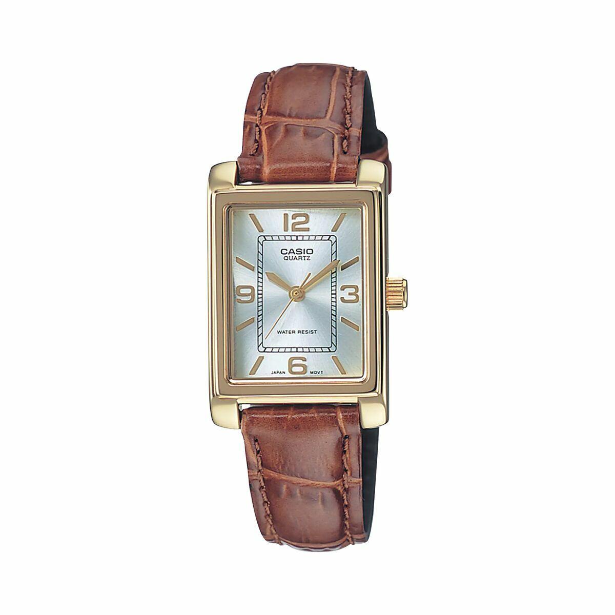 Armbåndsur Casio unisex LTP-1234PGL-7AEG - brun (Ø 21 mm) billede