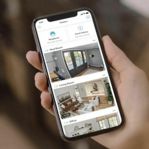 Overvågningskamera Ring Stick Up Cam Battery - trådløst, hvid