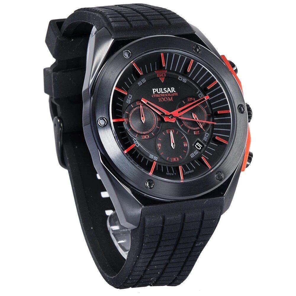 Pulsar PT3463X1 herreur - kronograf, Ø 45 mm, sort