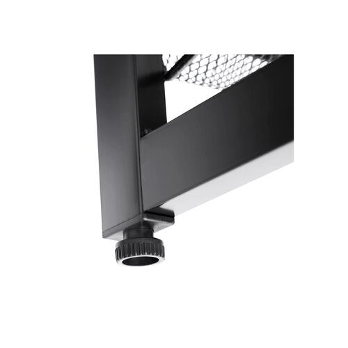 Skostativ metal 5 hylder – SONGMICS, justerbare net-hylder, sort
