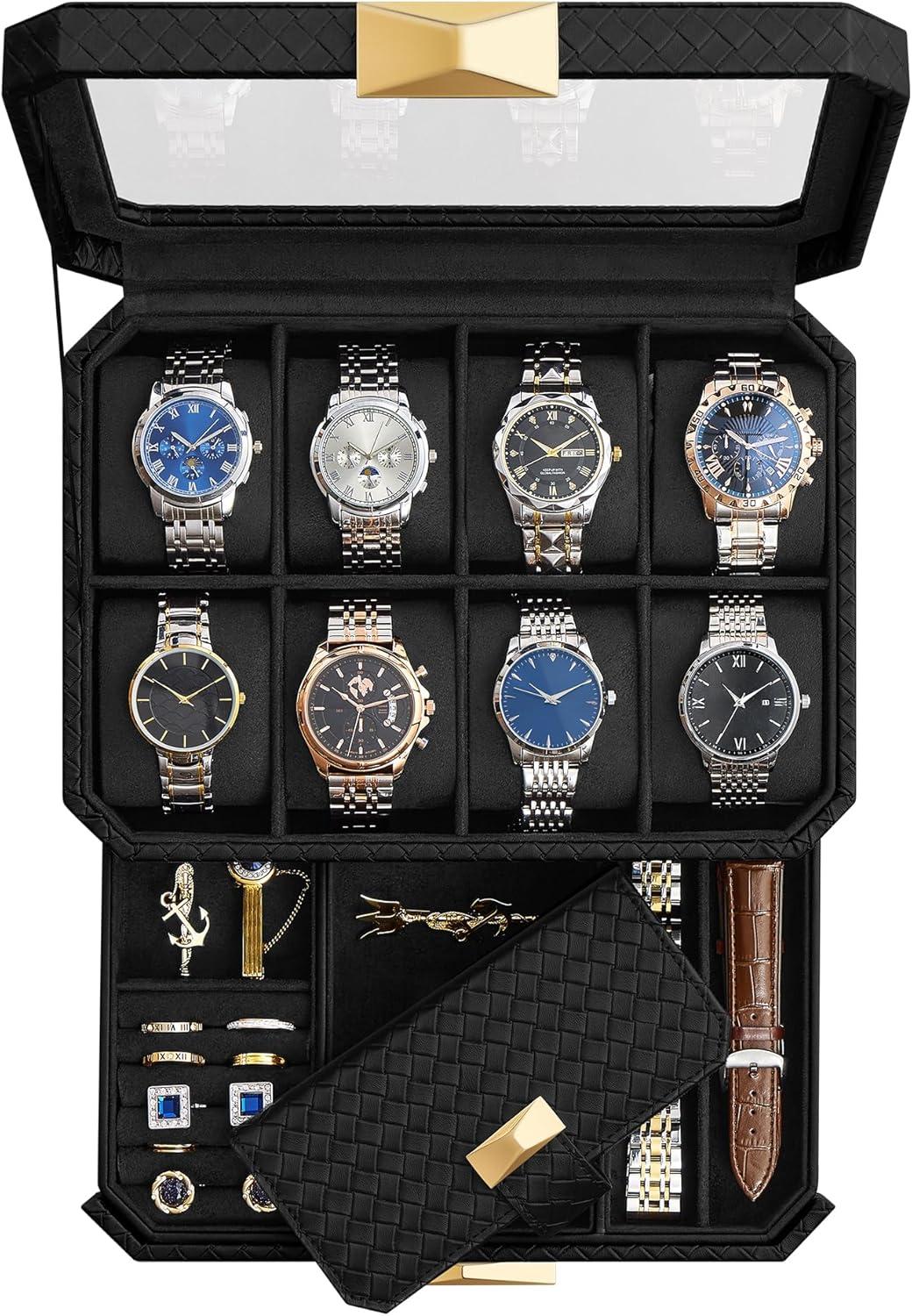 Toiletbord med spejl og skammel – VASAGLE, 3 skuffer, tredelt spejl, holder til hårtørrer, industrielt design, grå/sort