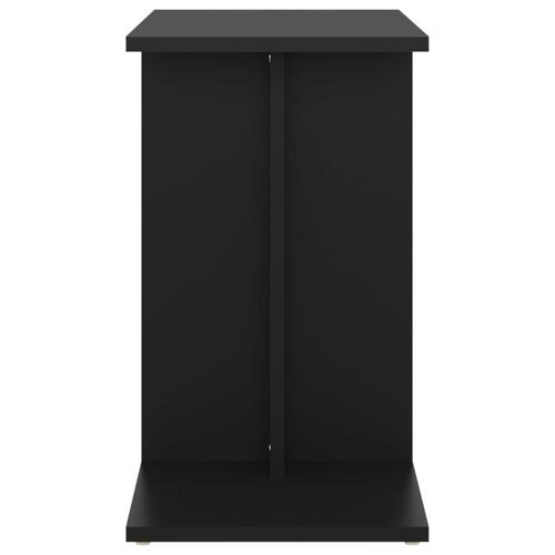 Sidebord 50x30x50 cm konstrueret træ sort