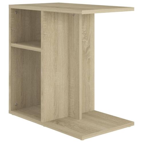 Sidebord 50x30x50 cm konstrueret træ sonoma-egetræsfarvet