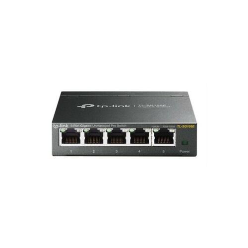 Netværksswitch TP-Link TL-SG105E 5-port Gigabit - sort