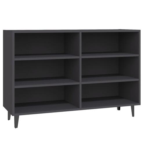 Skænk 103,5x35x70 cm konstrueret træ grå