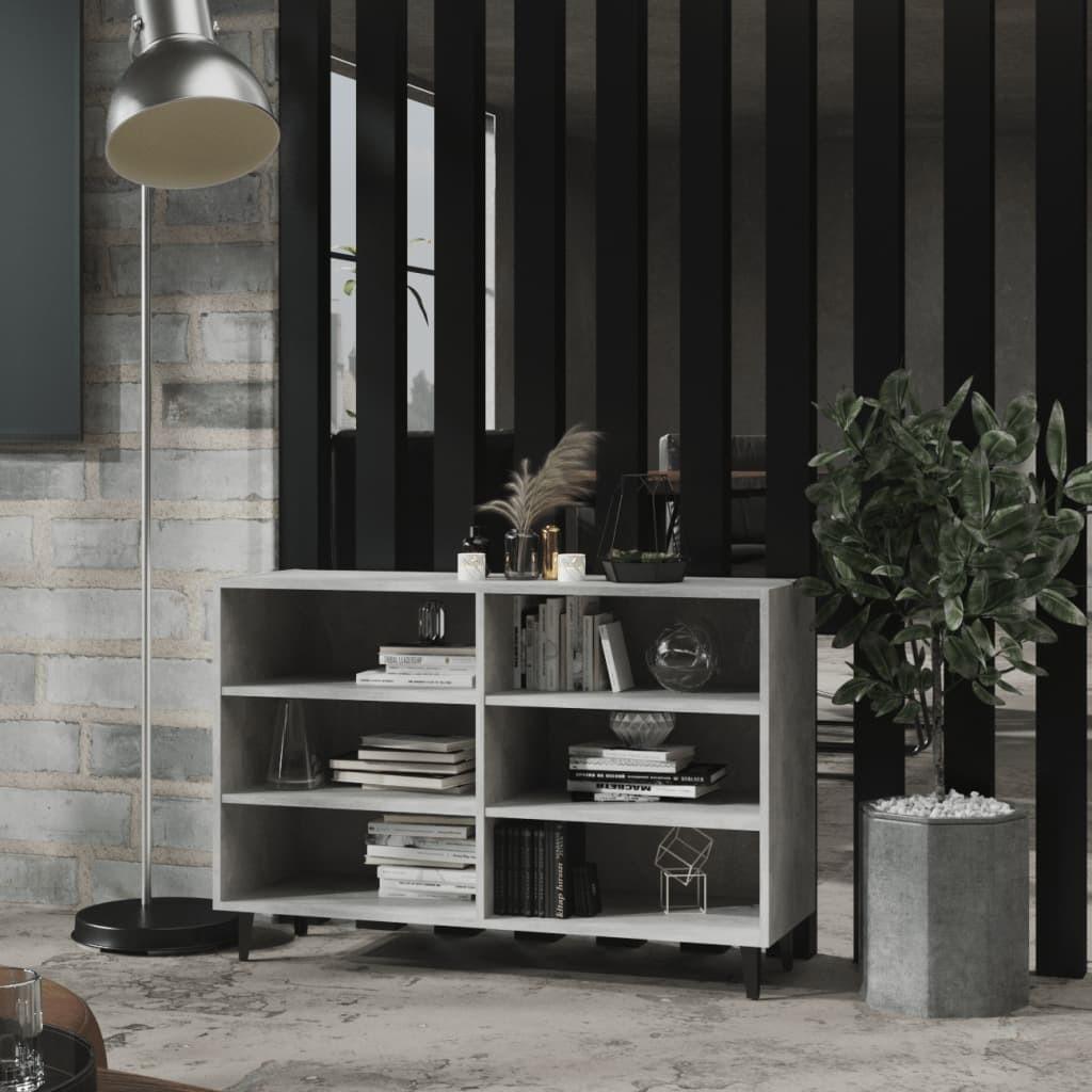 Skænk 103,5x35x70 cm konstrueret træ betongrå