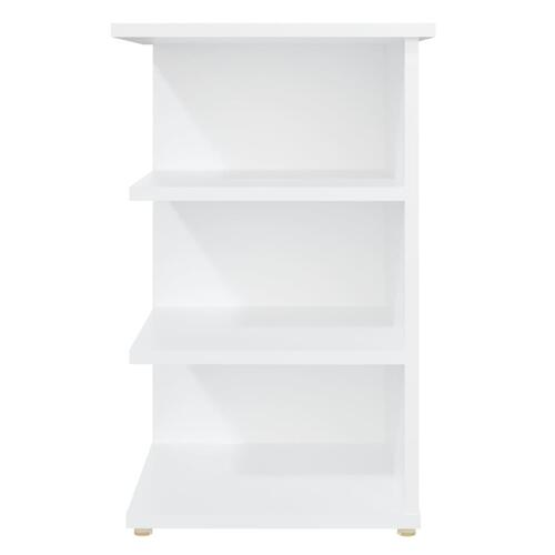 Sideskab 35x35x55 cm konstrueret træ hvid