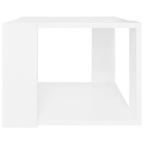 Sofabord 40x40x30 cm konstrueret træ hvid