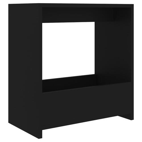 Sidebord 50x26x50 cm spånplade sort