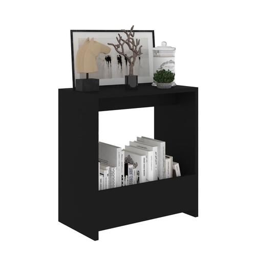 Sidebord 50x26x50 cm spånplade sort