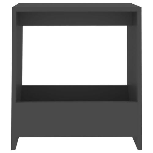 Sidebord 50x26x50 cm spånplade grå