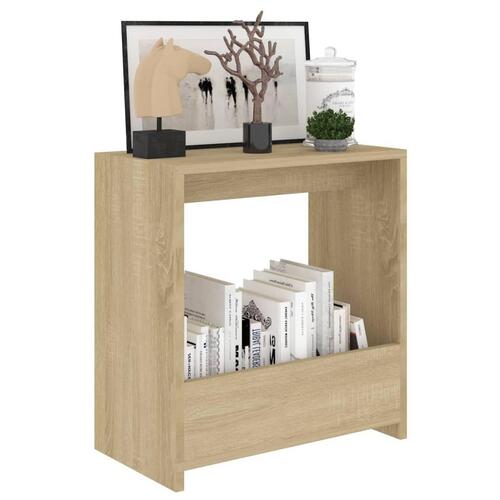 Sidebord 50x26x50 cm konstrueret træ sonoma-eg
