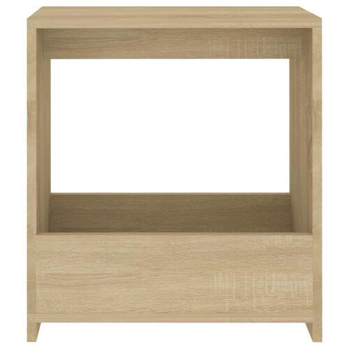 Sidebord 50x26x50 cm konstrueret træ sonoma-eg