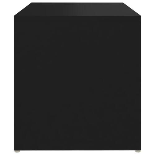 Sidebord 59x36x38 cm konstrueret træ sort